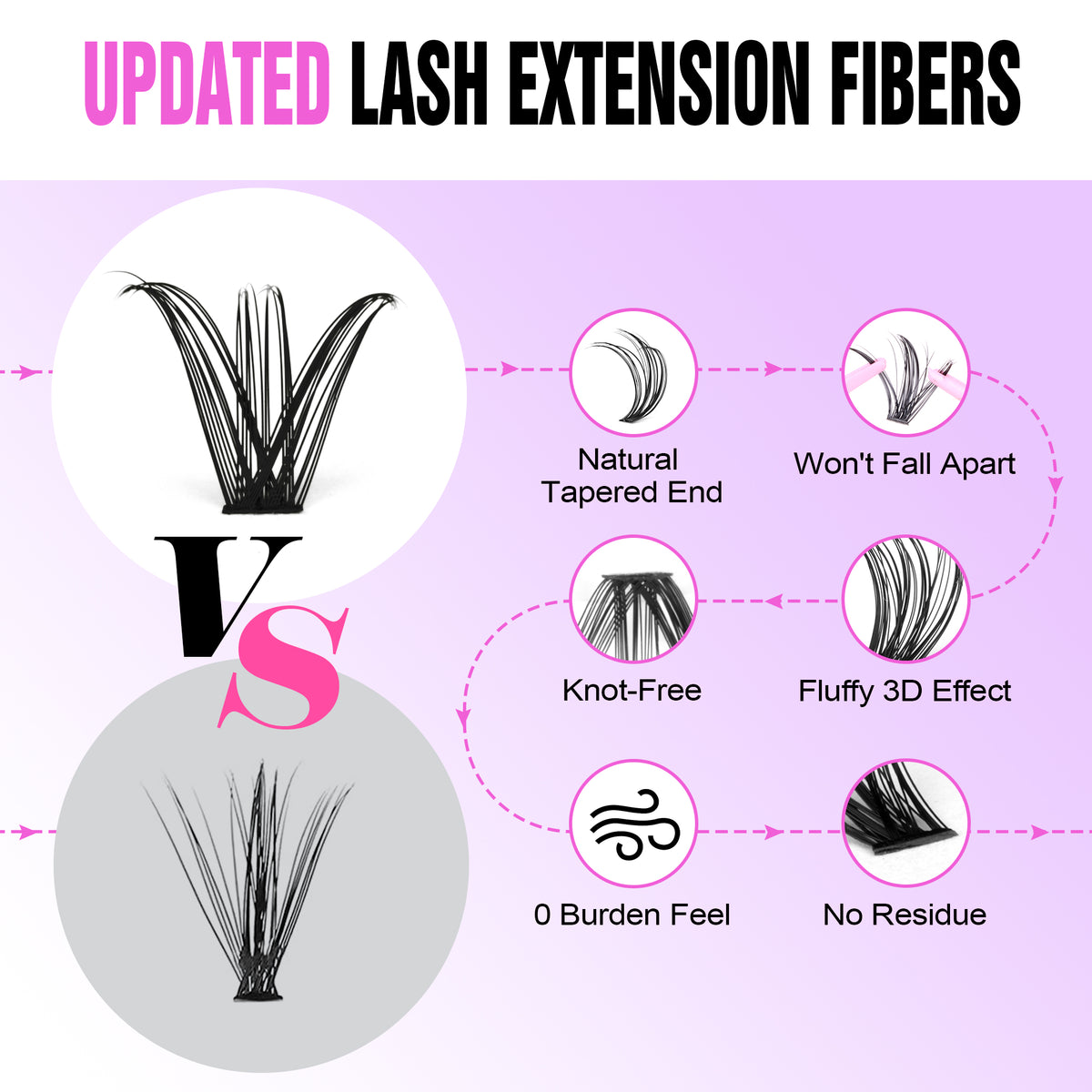 Pawotence Lash Clusters 280pcs Individual Lashes 30D 40D Cluster Eyelash Extensions 9-16mm Eyelash Clusters (Lashes Only)